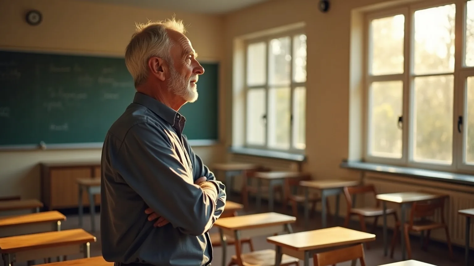 Teacher with students in classroom
